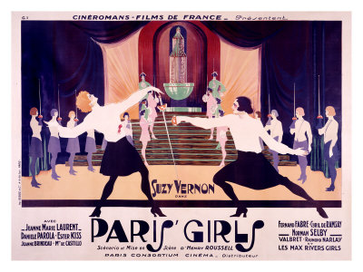 Paris Girls Giclee Print Paris Girls Giclee Print