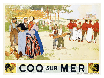 Coq Sur Mer Giclee Print Coq Sur Mer Giclee Print