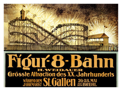 Figur 8 Bahn Giclee Print Figur 8 Bahn Giclee Print