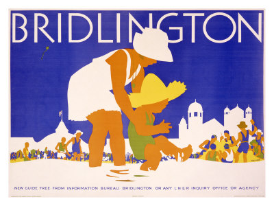 LNER, Bridlington Beach Giclee Print LNER, Bridlington Beach Giclee Print