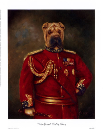 Major-General Woof Print at Art. Major-General Woof Print at Art.