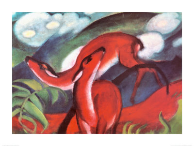 The Red Deer Print The Red Deer Print