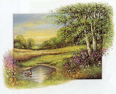 Summer at the Brook Print Summer at the Brook Print