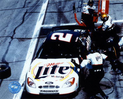 Rusty Wallace Pit Crew Shot Photograph Rusty Wallace Pit Crew Shot Photograph