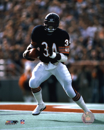 Walter Payton - Running with ball Photograph Walter Payton - Running with ball Photograph