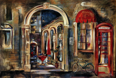 Dining at Dusk Print Dining at Dusk Print