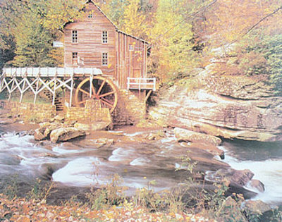 Glade Creek Mill and Fall Print Glade Creek Mill and Fall Print