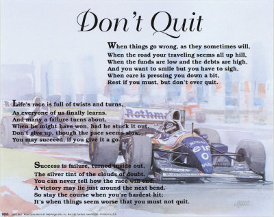 Don't Quit Print Don't Quit Print