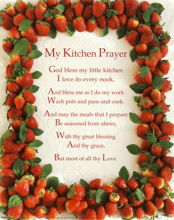 Kitchen Prayer Print Kitchen Prayer Print