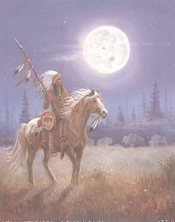 Buffalo Moon Print Buffalo Moon Print