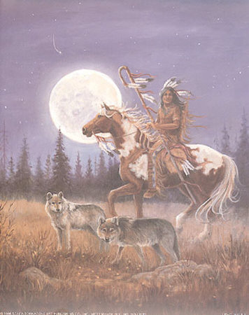 Wolf Moon Print Wolf Moon Print