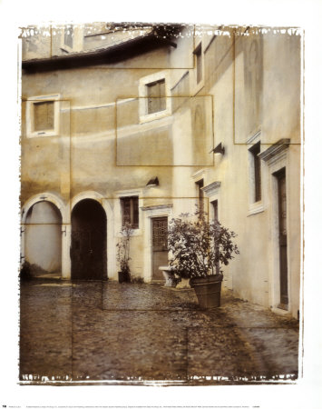 Italian Courtyard II Print Italian Courtyard II Print