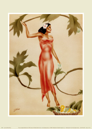 Lady with Red Dress Print Lady with Red Dress Print