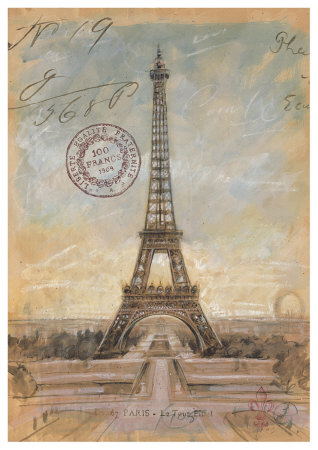 Eiffel Tower Sketch Print Eiffel Tower Sketch Print