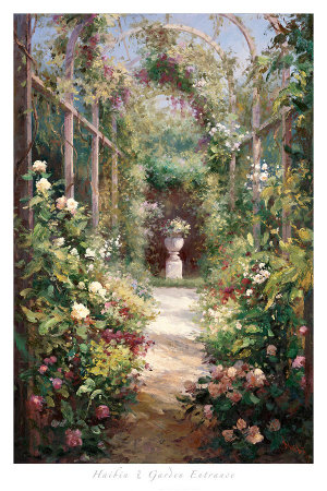 Garden Entrance Print Garden Entrance Print