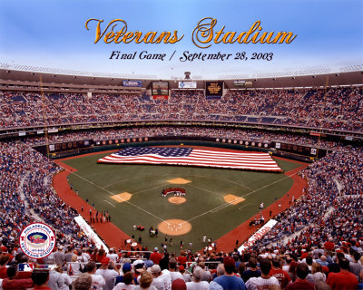 Veterans Stadium - 2003 Final Game, #2 Photograph Veterans Stadium - 2003 Final Game, #2 Photograph