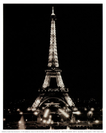 Paris by Night Print Paris by Night Print