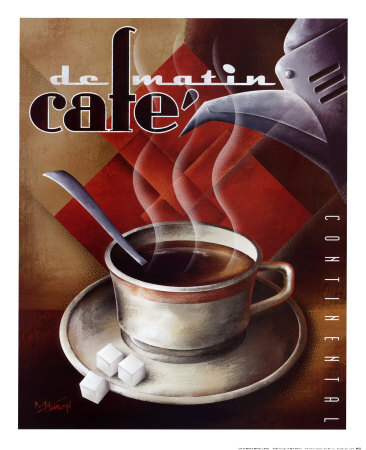 Cafe de Matin Print Cafe de Matin Print