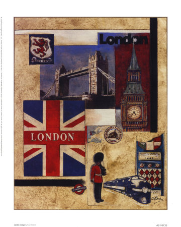 London Collage Print London Collage Print