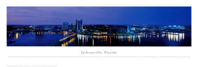 Jacksonville, Florida Print Jacksonville, Florida Print