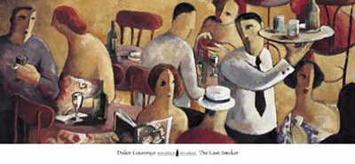 The Last Smoker Print The Last Smoker Print