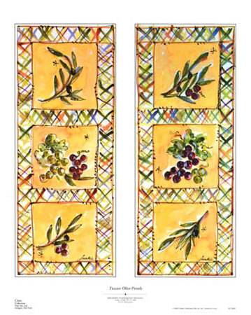 Tuscan Olive Panels Print Tuscan Olive Panels Print