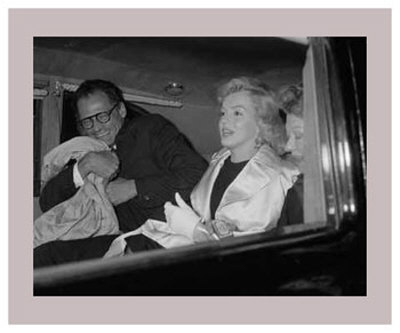 Marilyn Monroe and Arthur Miller Print Marilyn Monroe and Arthur Miller Print