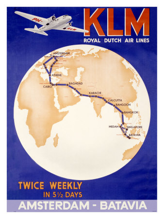 KLM / Royal Dutch Airlines Giclee Print KLM / Royal Dutch Airlines Giclee Print