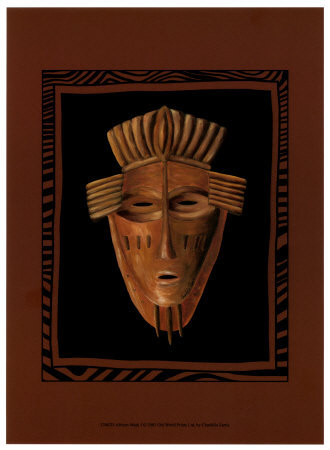 African Mask I Print African Mask I Print