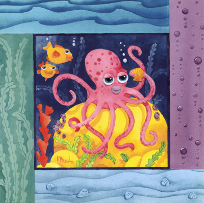 Seafriends - Octopus Print Seafriends - Octopus Print