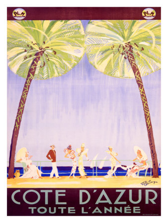 Cote d'Azur Giclee Print Cote d'Azur Giclee Print