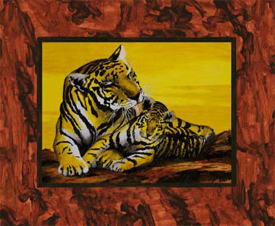 Tigress Caress Print Tigress Caress Print