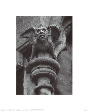 English Gargoyle Print English Gargoyle Print