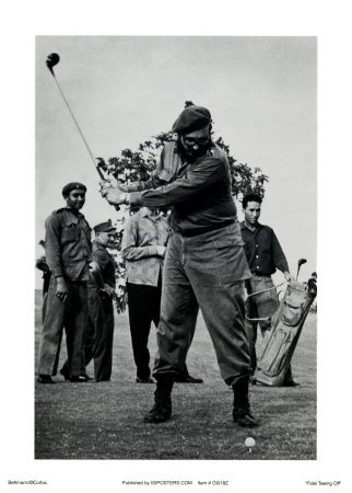 Castro Teeing Off Print Castro Teeing Off Print