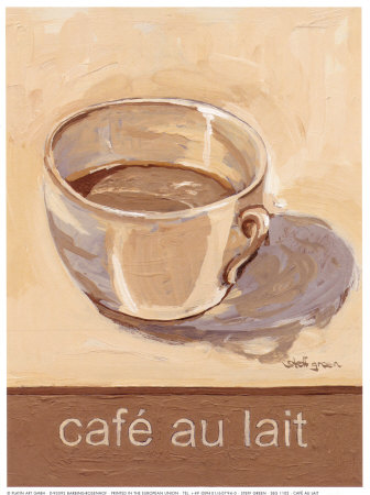 Cafè au Lait Print Cafè au Lait Print