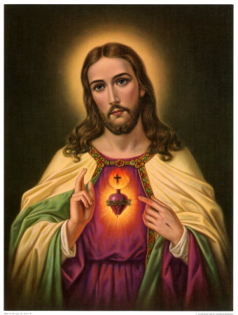 Sacred Heart of Jesus Print Sacred Heart of Jesus Print