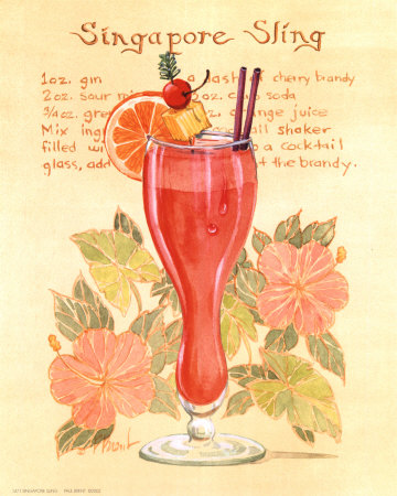 Singapore Sling Print Singapore Sling Print