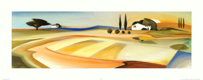 Fields of Tuscany Print Fields of Tuscany Print