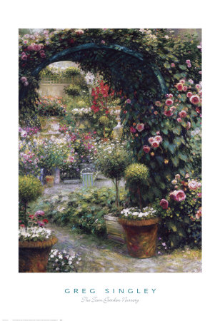 Town Garden Nursery Print Town Garden Nursery Print
