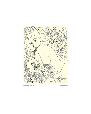 Femme Se Reposant Print Femme Se Reposant Print