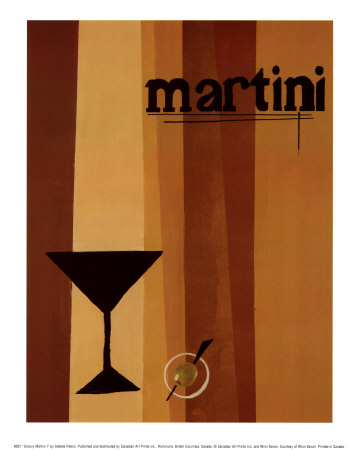 Groovy Martini I Print Groovy Martini I Print