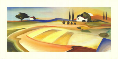 Fields of Tuscany Print Fields of Tuscany Print