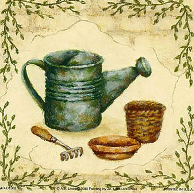 Watering Cans II Print Watering Cans II Print