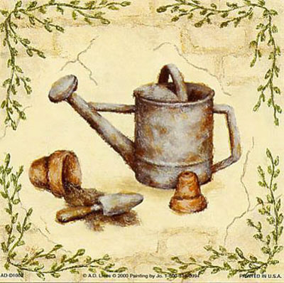 Watering Cans III Print Watering Cans III Print