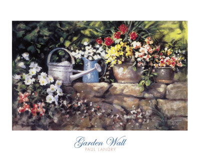 Garden Wall Print Garden Wall Print