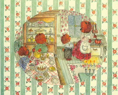 Teddy Bears at Home IV Print Teddy Bears at Home IV Print