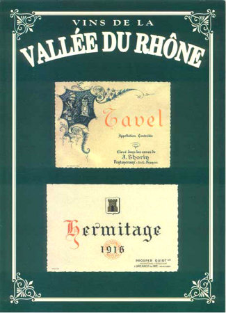 Vins de la Vallee du Rhone II Print Vins de la Vallee du Rhone II Print
