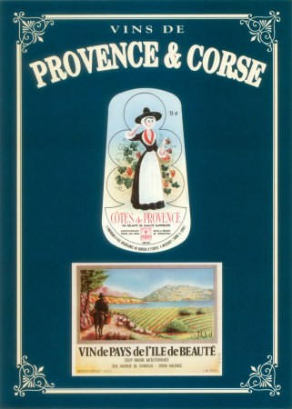 Vins de Provence and Corse Print Vins de Provence and Corse Print