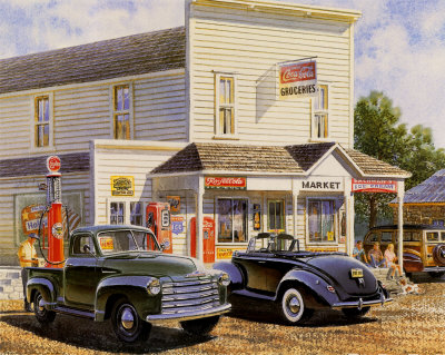 Country Store Print Country Store Print