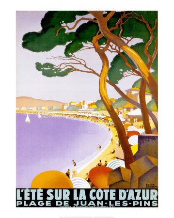 L'Ete sur la Cote d'azur Print